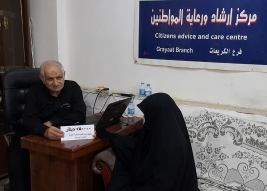 مركز ارشاد الكريعات: الدكتور/ علي سعد يتبرع حقوقاً شرعية لفقراء السادة