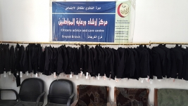 فرع  الكريعات: السيد / مهدي عبد همان يتبرع بملابس جديدة