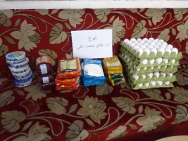 فرع الكريعات: الدكتور/ عامر محمد علي يتبرع بثلاث سلال غذائية للأسر المتعففة بتاريخ 16-5-2019