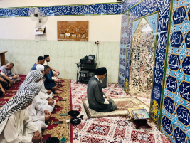 فرع مدينة الصدر : اقامة صلاة عيد الاضحى المبارك في مسجد العلوية 