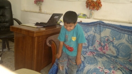 Saif Basim is a child in need of medical treatment to recover and waiting for your help. 