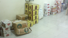 مركز أرشاد ورعاية المواطنين (فرع مدينة الصدر) يقوم بتوزيع السلال الغذائيه على عوائل الايتام في أواخر ايام شهر شعبان 