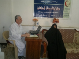 مركز ارشاد الكريعات: الانسة سحر عبد الحميد تتبرع لعائلتين متعففتين 