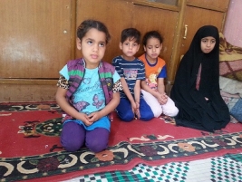 مركز ارشاد النجف : الارمله / رنا عبد تناشد اهل الخير لمساعدتها في توفير اهم احتياجات اولادها