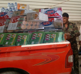 مركز ارشاد الكريعات: السيد/ عبد الرزاق كامل يتبرع للمدافعين عن العراق 