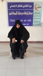 بغداد – مدينة الصدر : سيدة مريضة تناشد اهل الخير لمساعدتها .