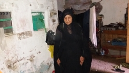 بغداد- مدينة الصدر : سيدة  مسنة تعيش حالة مزرية (عزيز قوم ذل)