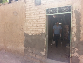 A young amputee needs financial help to complete the roof on his house