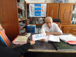 فرع الكريعات: الحاج / مهدي حسين السالم يتبرع بأعانات نقدية شملت (12) اسرة متعففة.