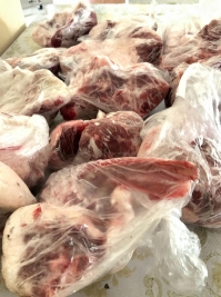 فرع مدينة الصدر : تبرع ب15 حصة من اللحوم الحمراء من فاعل خير 