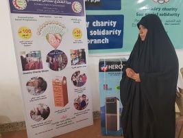 فرع النجف :-الدكتور / سلمان الخضري يتبرع بكفاله شهريه لصالح ابن السيده / شيماء .ك . س