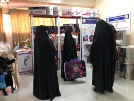 فرع مدينة الصدر : توزيع ملابس ومستلزمات شتائية ضمن الحملة الانسانية (شتاء دافئ) 