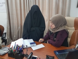 فرع النجف :-الحاج / عدنان الاسدي  يتبرع بمبلغ مالي للسيده / ( بيداء . ك . ن ) كمساعده معيشيه