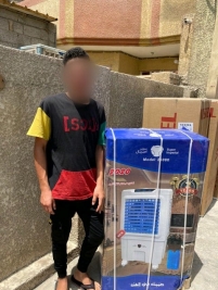 فرع مدينة الصدر : تبرع كريم برعاية شركة ايكل 