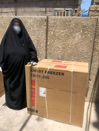 فرع مدينة الصدر : كفالة ايتام برعاية السيدة  سهى شبر 