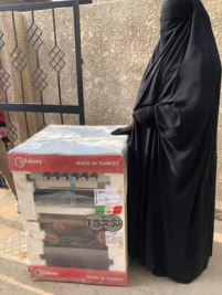 فرع مدينة الصدر : كفالة ايتام برعاية السيدة  سهى شبر 
