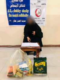 فرع مدينة الصدر : كفالة شهرية برعاية السيدة هديل عدنان لليتيم ( جعفر ، م ، ع )