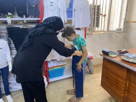 فرع البياع : مساعدة مالية للمتعففة  ( زينب , ع) من السيد / عزام شفيل 