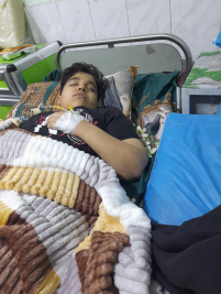 فرع مدينة الصدر : طفل يعاني من عجز كلوي بحاجة لمساعدة عاجلة 