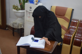 فرع النجف :- الاستجابه لنداء السيده / ( ليلى . ع . ح ) من قبل الانسه / ندى سلام موسى 
