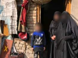 فرع مدينة الصدر: لازالت الارملة (عايدة . ز . ع) تطلب المساعدة لها ولاطفالها الايتام من الخيرين 