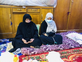 فرع مدينة الصدر : مسنة تعيل أيتامها  تناشد الخيرين لمساعدتها 