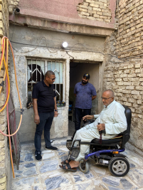 فرع مدينة الصدر : اسرة من المعاقين والمرضى تناشد الخيرين لمساعدتها