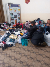 فرع كربلاء: فاعل خير يتبرع بكمية من الملابس لتوزيعها على الاسر المتعففة