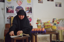 فرع النجف :- الاستجابه لنداء الارمله / خمائل . م . ض من تبرعات المحسنين الكرام 