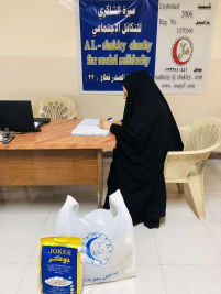 فرع مدينة الصدر : تبرع كريم من الاستاذ /عبد الصاحب الشاكري