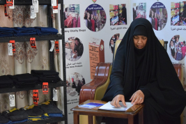 فرع النجف :- تسليم التبرع الوارد من الحاج / عبد الصاحب الشاكري 