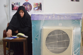 فرع النجف :- تسليم الاعانه من قبل تبرعات المحسنين الكرام 