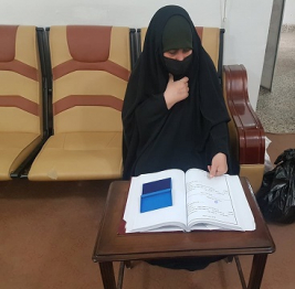 فرع النجف :-  السيدة / (عاليه جواد كاظم ) تتبرع بكفاله طبية لعلاج أبنه المتعففة ( حوراء . ف . ح ) 