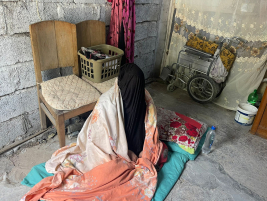 فرع البياع : مازالت المتعففة (نوال م) تناشد اهل البر والاحسان لمد يد العون لها