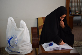 فرع النجف :-  الاستجابه لنداء الاستغاثه لاسره الارمله / ( رائده . ج . ع ) من قبل الحاج / عبد الصاحب الشاكري