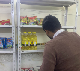 فرع البياع : مساعدة مالية للمستفيد ( قاسم ,ع ) من السيده/ لينه الشاكري . 