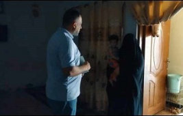 فرع النجف :-  لازالت اسره السيده / نديمه تعاني ضروف صعبه مع ايتامها السبعه