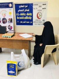 فرع مدينة الصدر : تسليم التبرع المقدم من السيد / مير موسوي