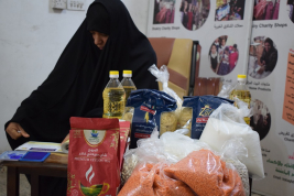 فرع النجف :- تسليم التبرع الوارد من مكتب فينس بروبرتي للعقارات 