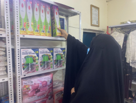 فرع البياع : تسليم الكفاله المقدمة من المتبرع (مير موسوي ) للارملة (ايمان م) 