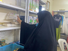 فرع البياع : كفاله شهريه مقدمة من المتبرع(نبيل البزاز ) لاسرة الارملة لمياء س 