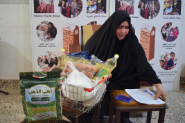 فرع النجف :- تسليم التبرع الوارد من السيد /  ليث كبه 