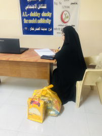 فرع مدينة الصدر : تسليم التبرع المقدم من السيد هيثم كبة 