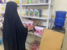 فرع البياع : كفاله شهريه للارملة (حميده , ك ) من المتبرع الكريم / باسل عبد الجبار 