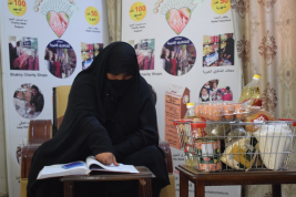 فرع النجف :-  تسليم الكفاله الشهريه لاسره المتعففه / حميده . ع . ا