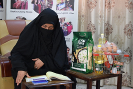 فرع النجف :- تسليم الكفاله الشهريه  المستلمه من قبل السيد / جلال فيروز 