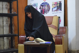 فرع النجف :- تسليم الاعانه الانسانيه من قبل السيد / مرتضى مطوق