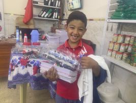 فرع البياع : مساعدة مالية للارملة (نهايه , ع) من المتبرع السيد / انمار