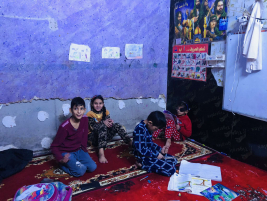 فرع مدينة الصدر : لا زالت السيدة ( الاء ، س ) واولادها الاربعة بحاجة للعون والمساعدة