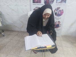 فرع البياع : تسليم المساعدة المالية للمتعففه ( زينب ,ط ) من المتبرعين ( تبرعات المحسنين الكرام) 